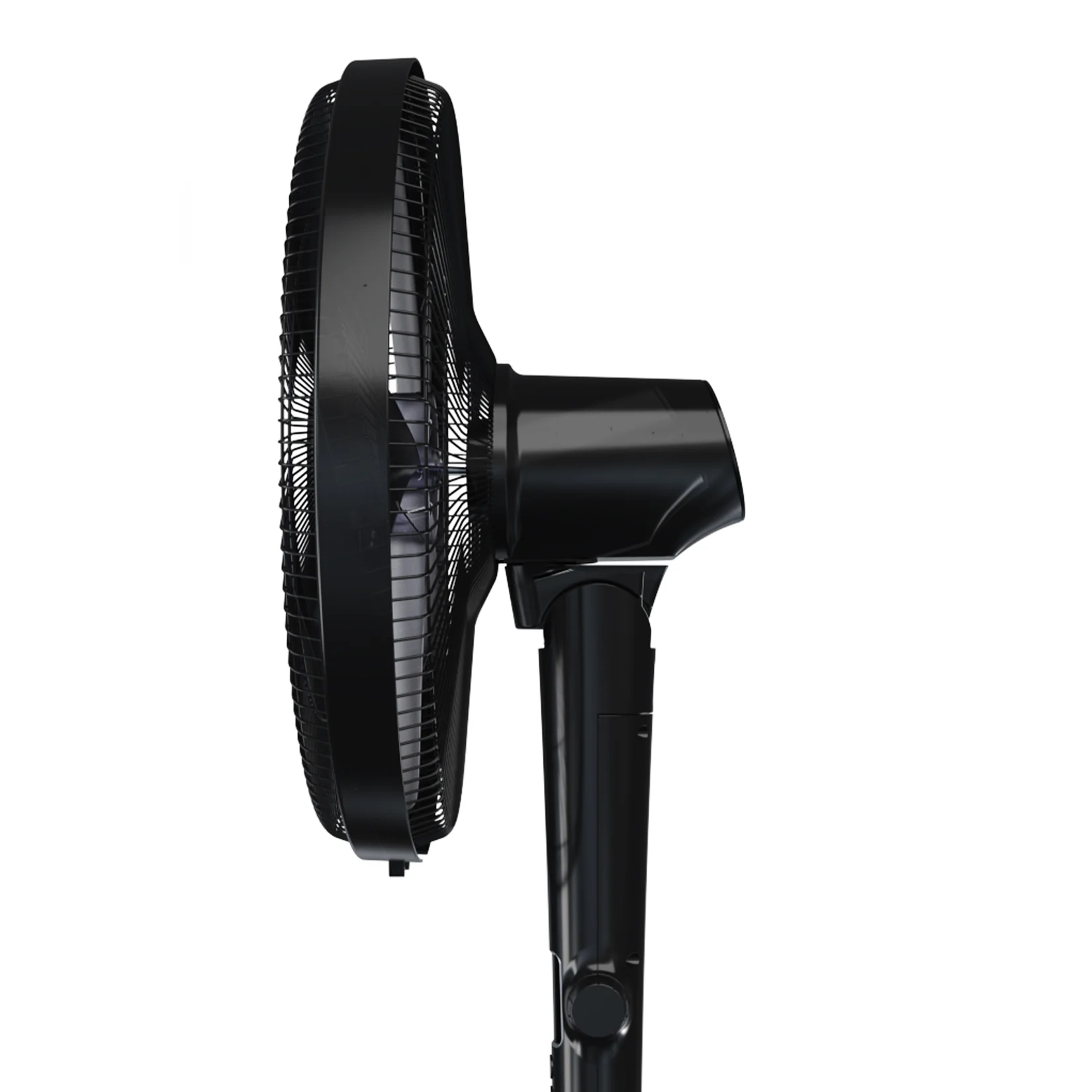 16" Pedestal Fan - Low Energy DC Motor, 3 Operating Modes & Remote Control - Black - Image 4