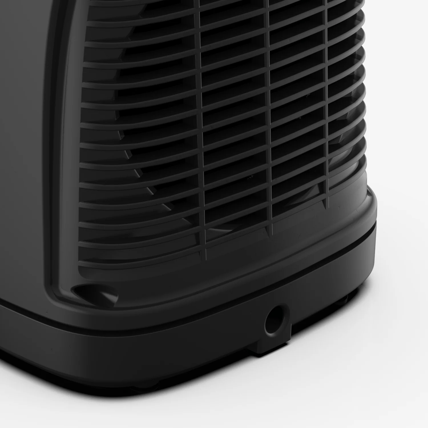 1800W Mini Ceramic Fan Heater - Black - Image 4