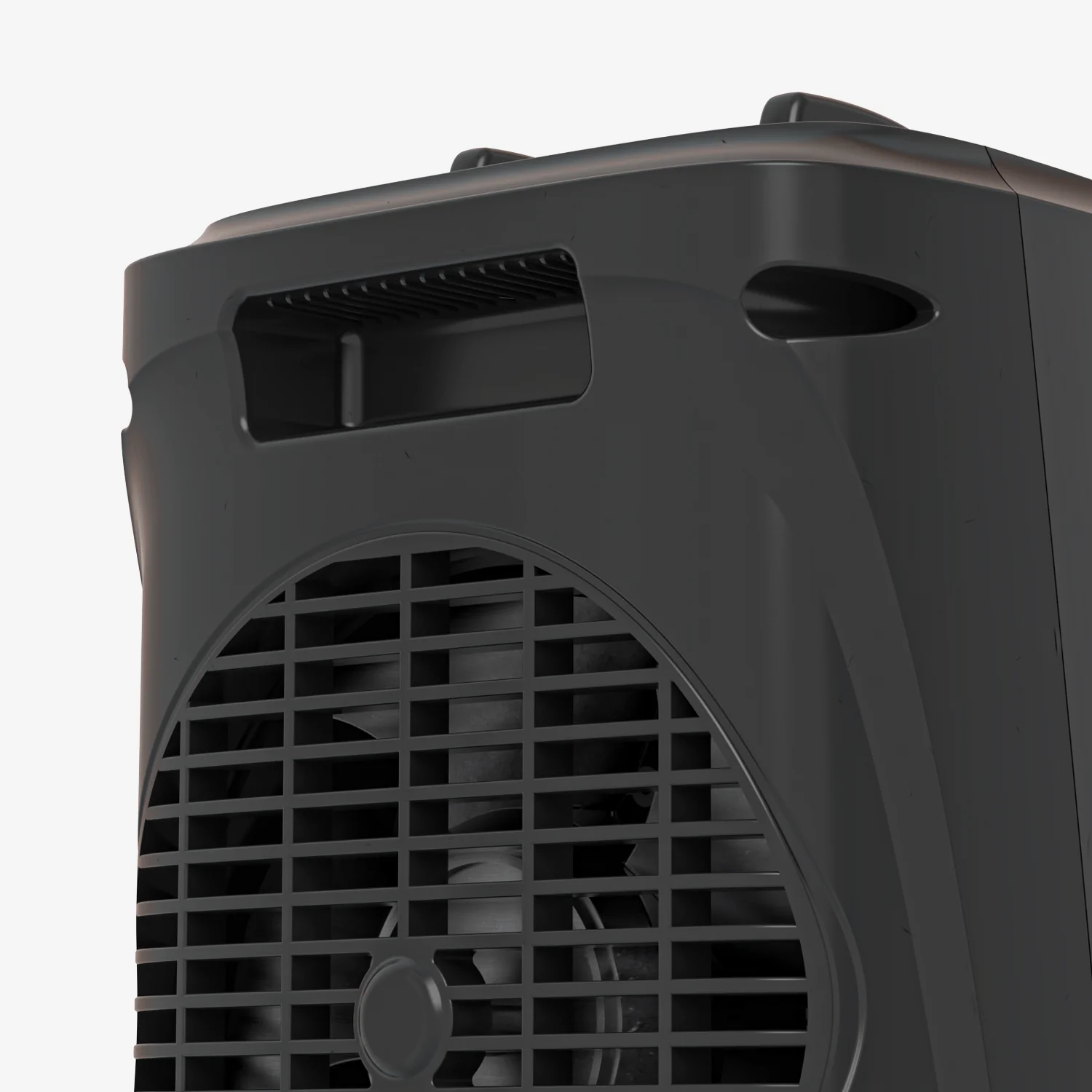 2000W Mini Ceramic Fan Heater - Black - Image 5