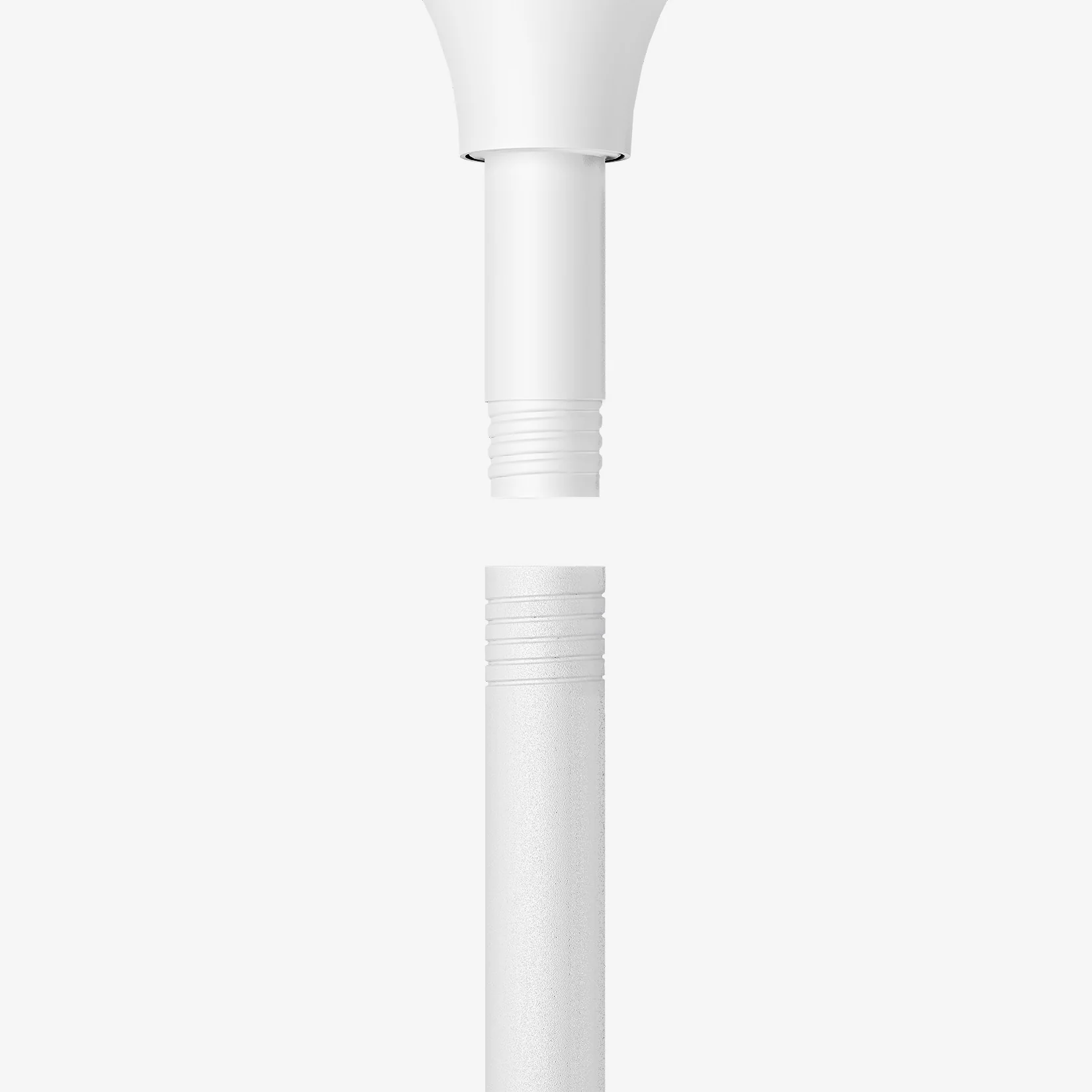 AirFlo™ 43" Smart Hybrid Pedestal Fan - Ultra-Quiet Air Circulator - White/Grey - Image 7