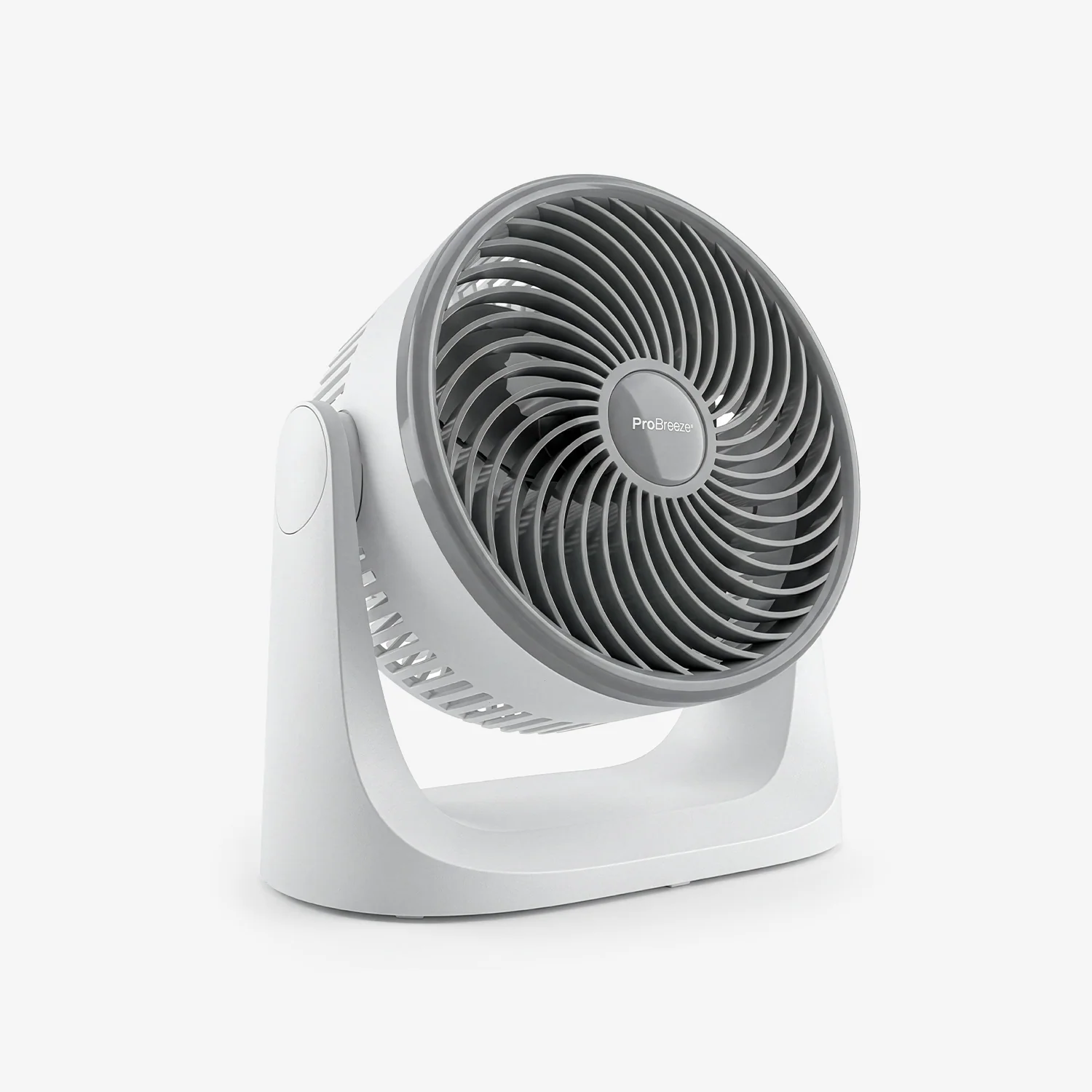 AirFlo™ Mini 11" Turbo Fan - Ultra-Quiet Air Circulator - White/Grey - Image 5