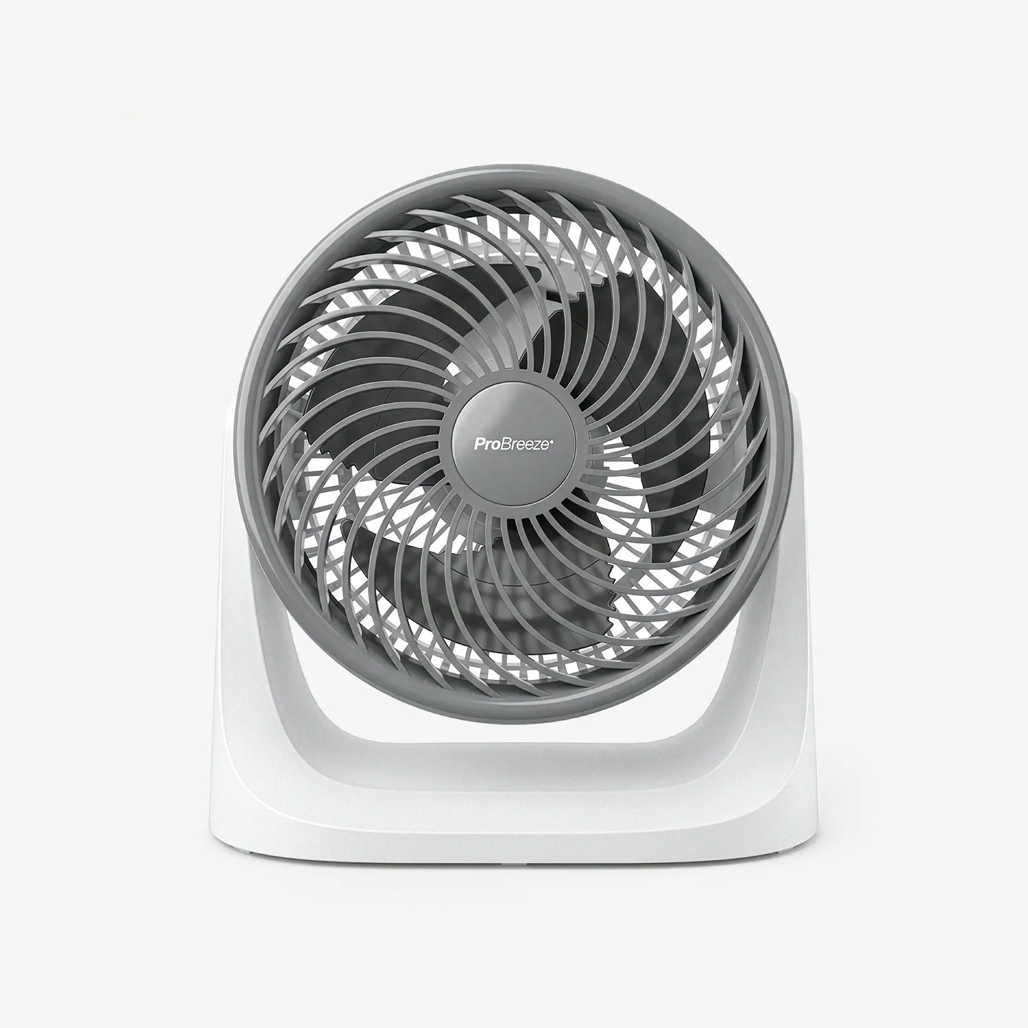 AirFlo™ Mini 11" Turbo Fan - Ultra-Quiet Air Circulator - White/Grey - Image 6