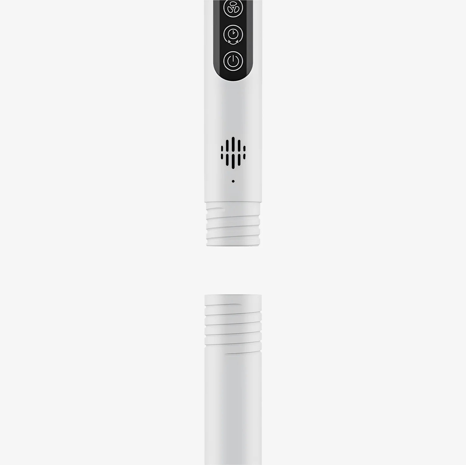 AirFlo™ Slim 43" Hybrid Pedestal Fan - Ultra- Quiet Air Circulator - White/Grey - Image 10