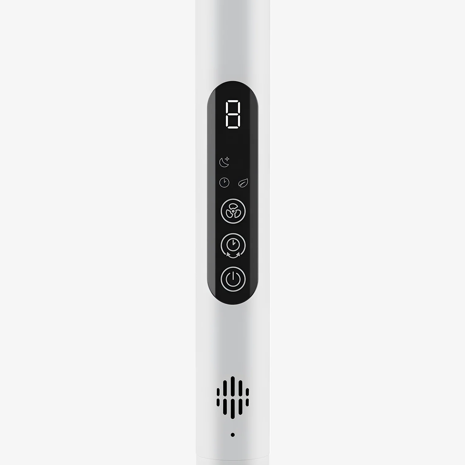 AirFlo™ Slim 43" Hybrid Pedestal Fan - Ultra- Quiet Air Circulator - White/Grey - Image 9