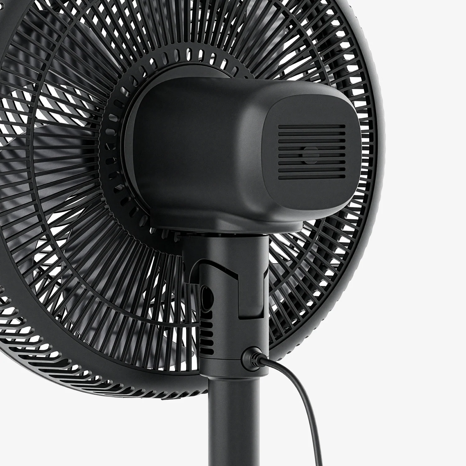 AirFlo™ Slim 43" Hybrid Pedestal Fan - Ultra- Quiet Air Circulator - Black - Image 8