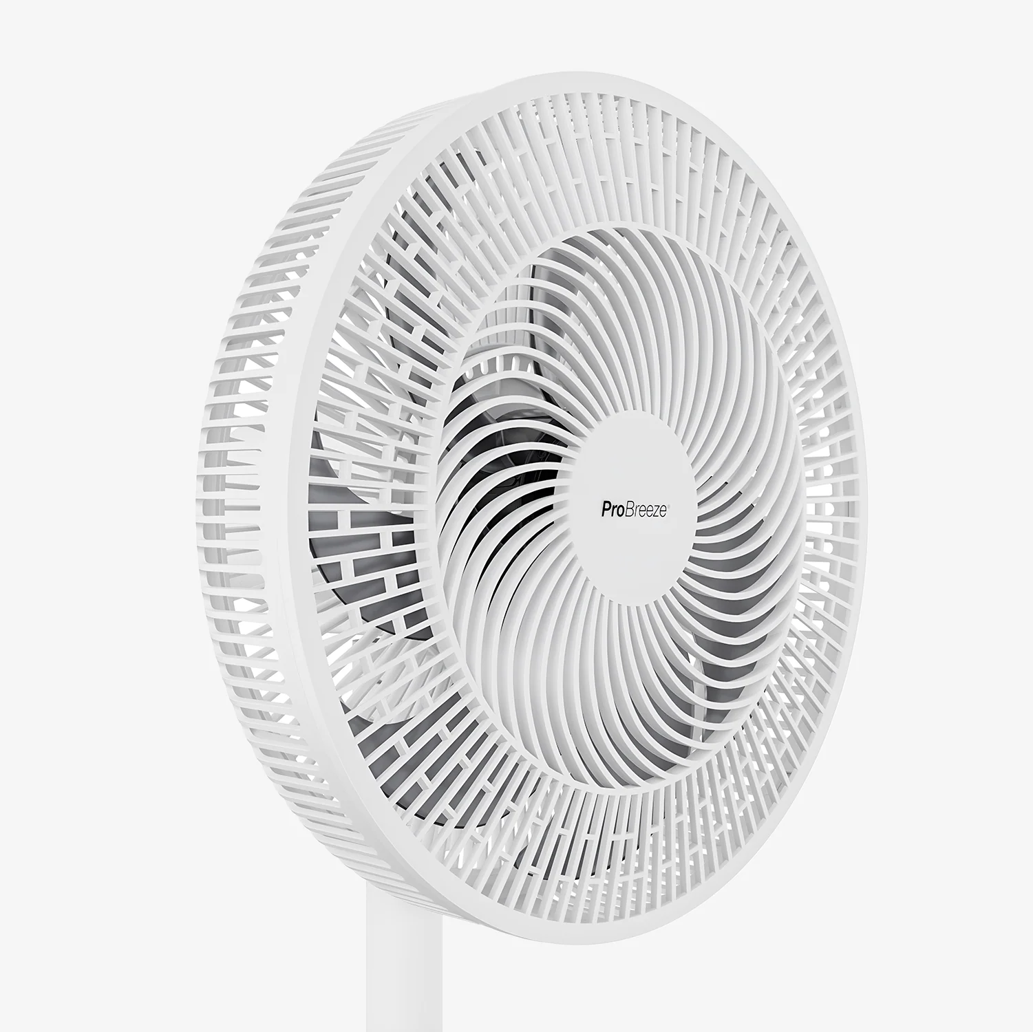 AirFlo™ Slim 43" Hybrid Pedestal Fan - Ultra- Quiet Air Circulator - White - Image 7