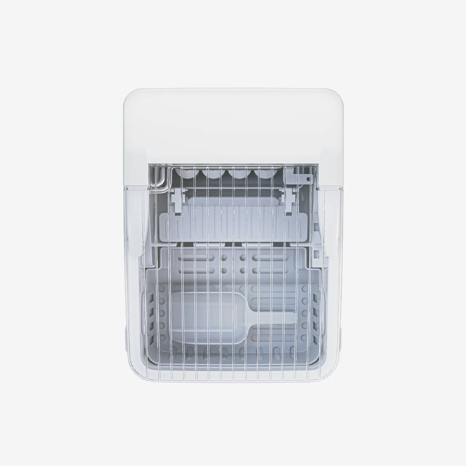 Countertop Ice Cube Maker - 2L Self-Cleaning Machine With 15kg Daily Output - White - Image 3