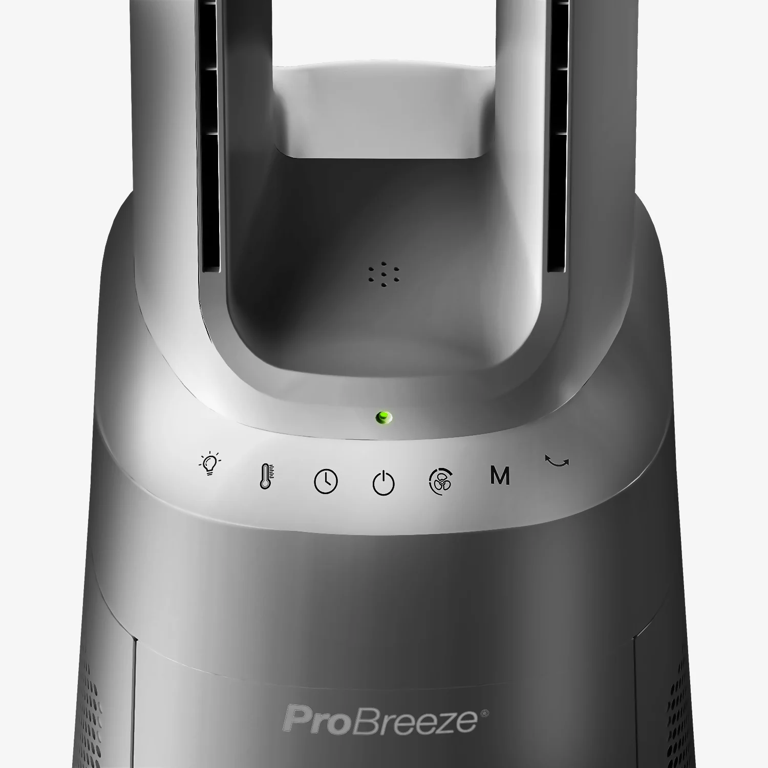 OmniAir 41" Premium Bladeless Tower Fan and Air Purifier - Silver - Image 3