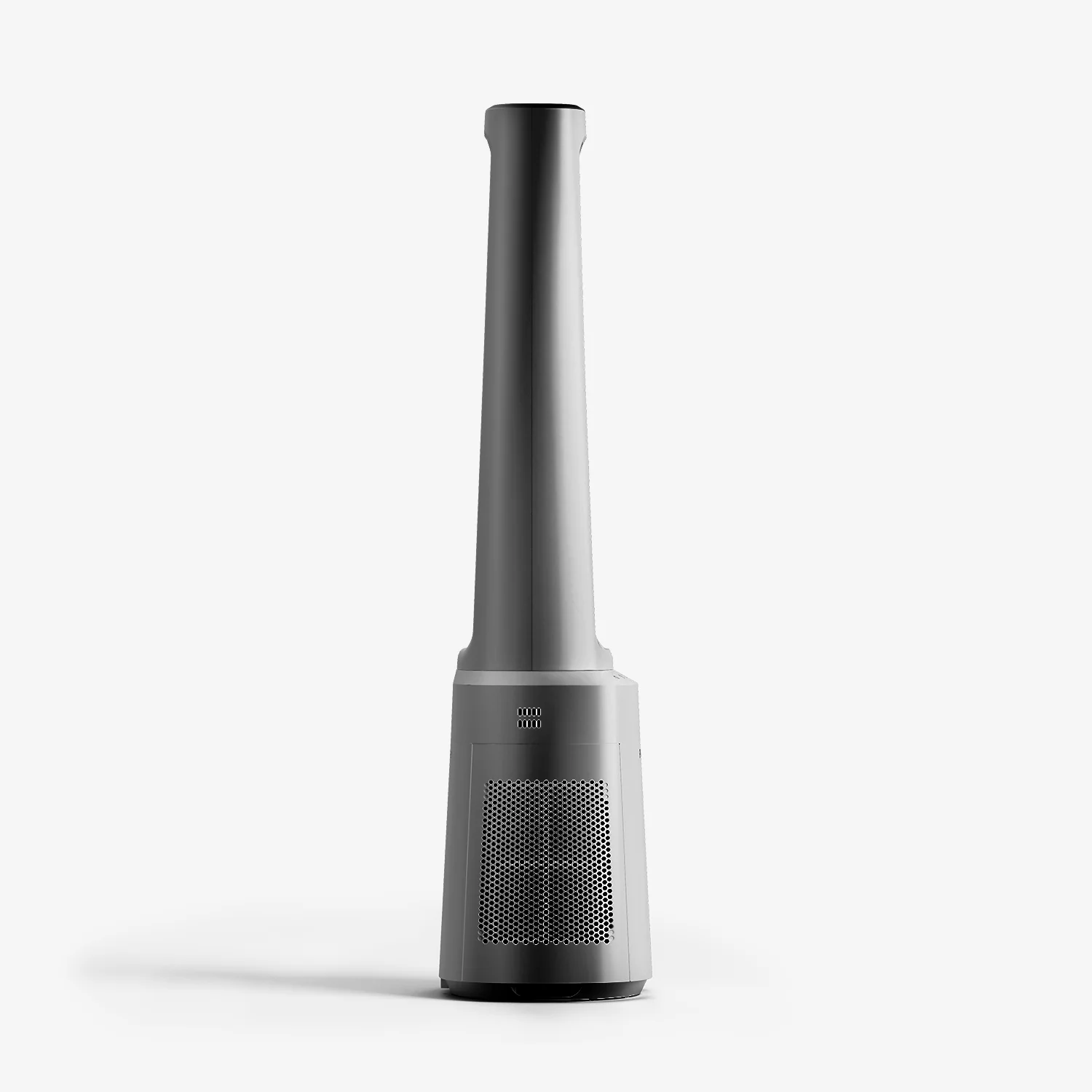 OmniAir 41" Premium Bladeless Tower Fan and Air Purifier - Silver - Image 4