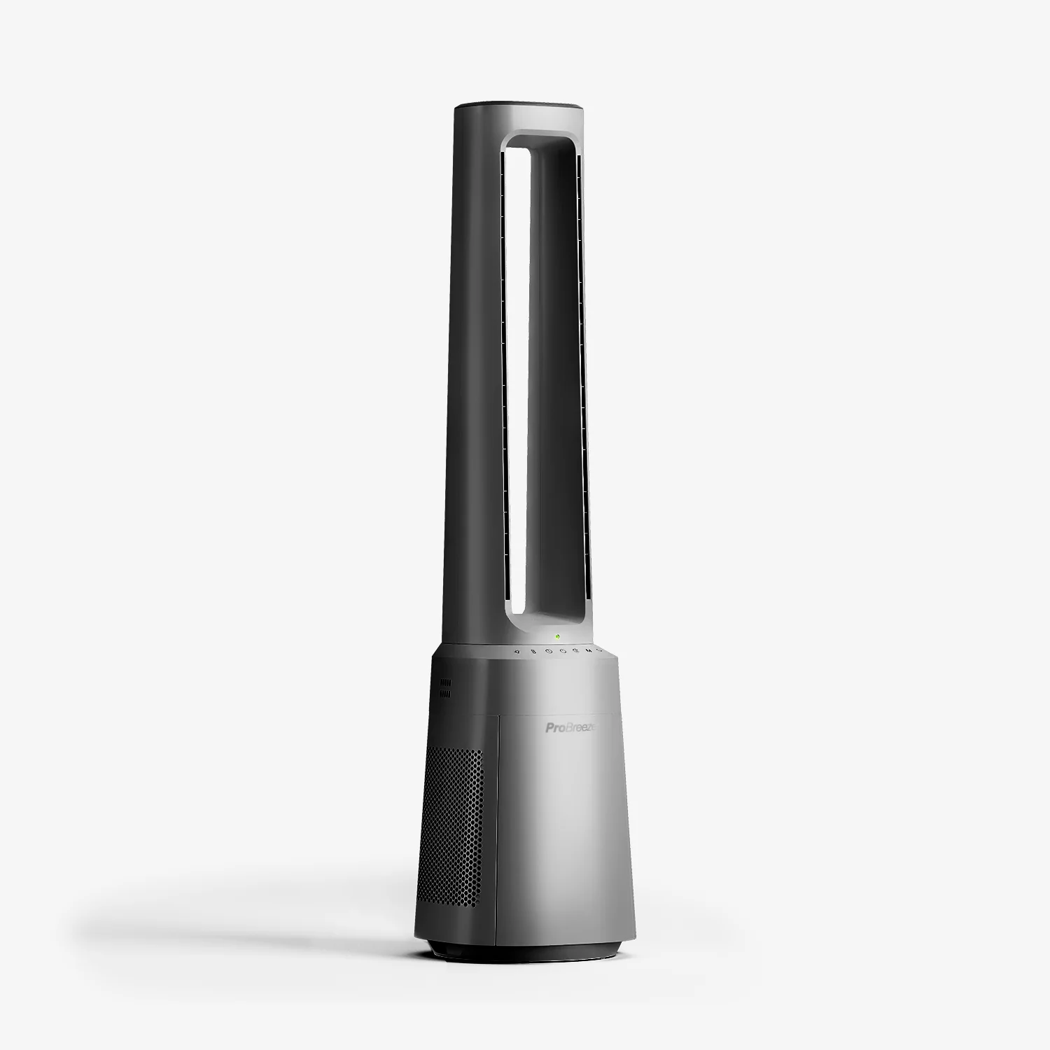 OmniAir 41" Premium Bladeless Tower Fan and Air Purifier - Silver - Image 5