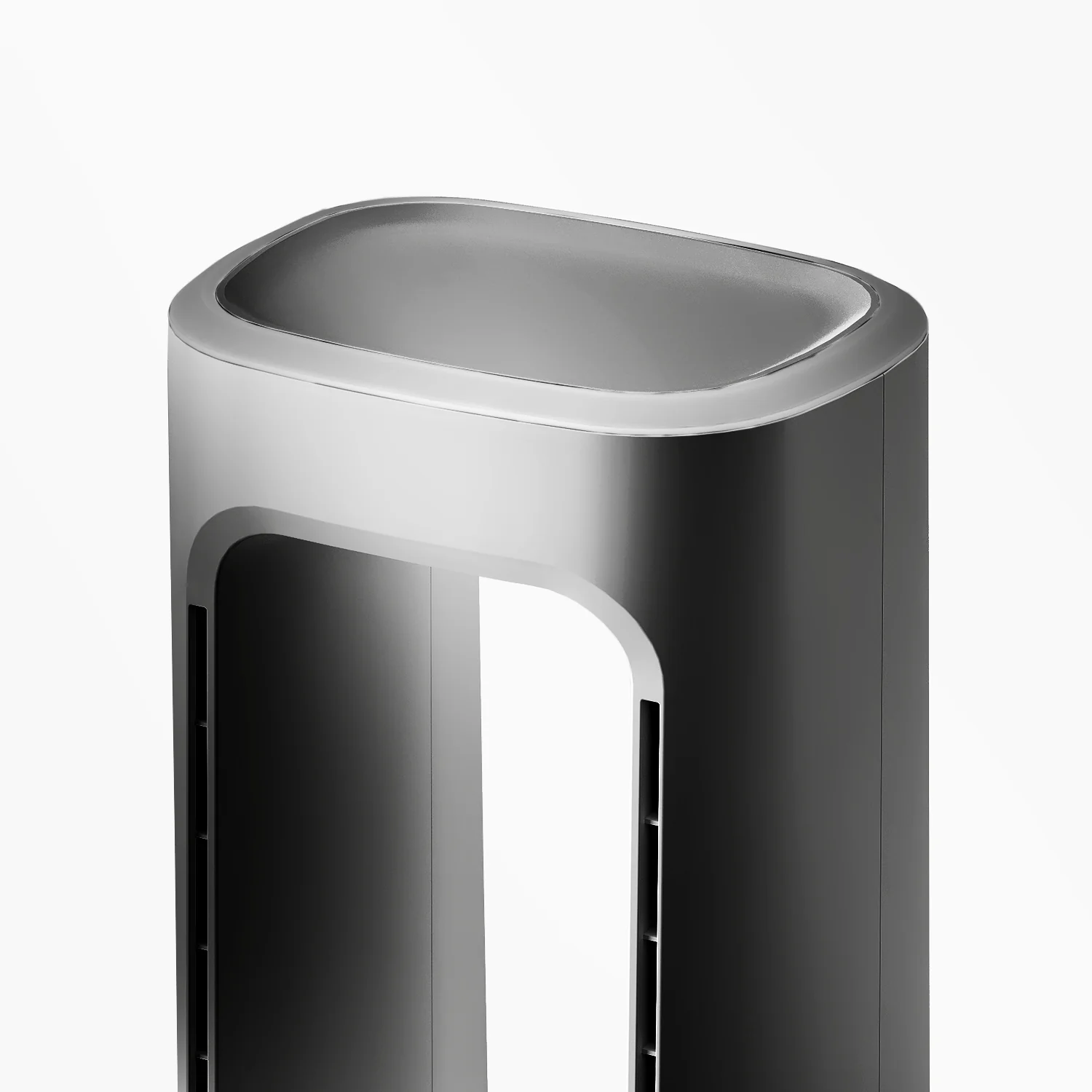 OmniAir 41" Premium Bladeless Tower Fan and Air Purifier - Silver - Image 6