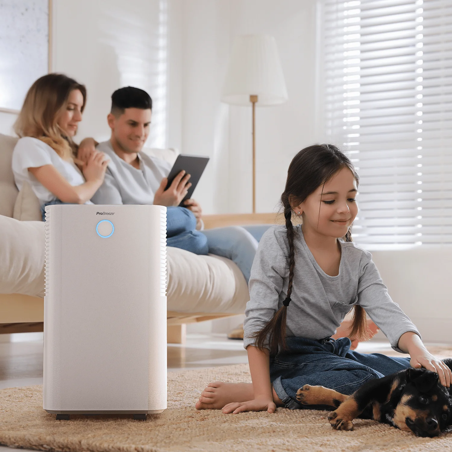 OmniDry 12L Quiet Low Energy Dehumidifier - White - Image 3