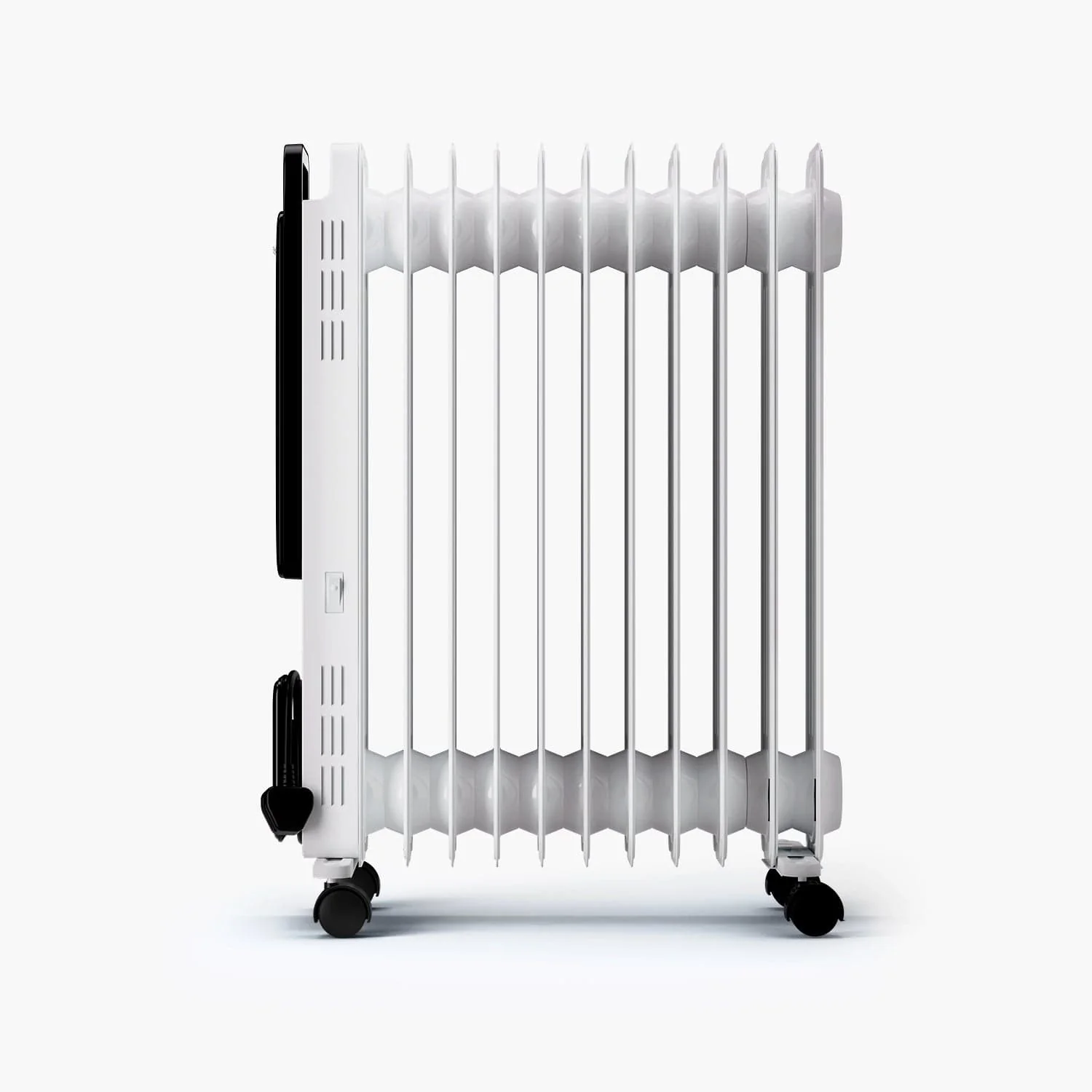 OmniWarm 2500W Oil Filled 11 Fins Eco Radiator Heater With Digital Display and Smart App Control - White - Image 8