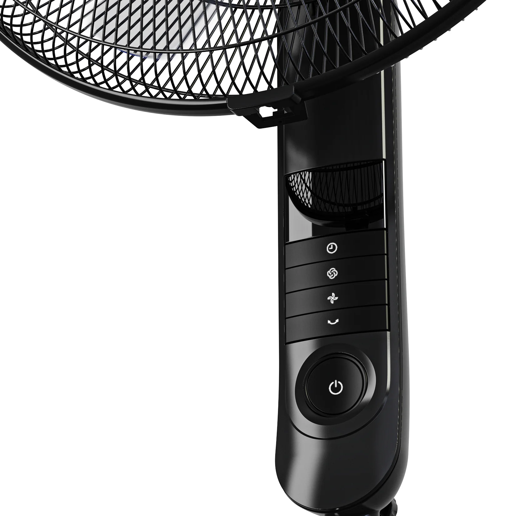 16" Pedestal Fan with 4 Fan Modes and Remote Control - Black - Image 3