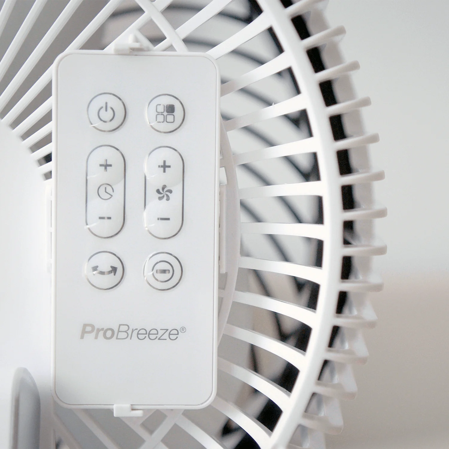 Refurbished 8" Turbo Desk Fan with 24 Speeds, 4 Operating Modes and 12 Hour Timer - White - Image 6