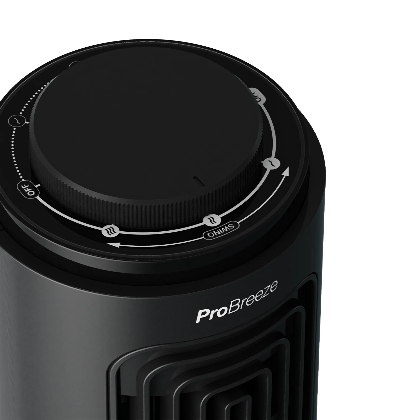 Desktop 3 Speed Mini Tower Fan - Black - Image 6